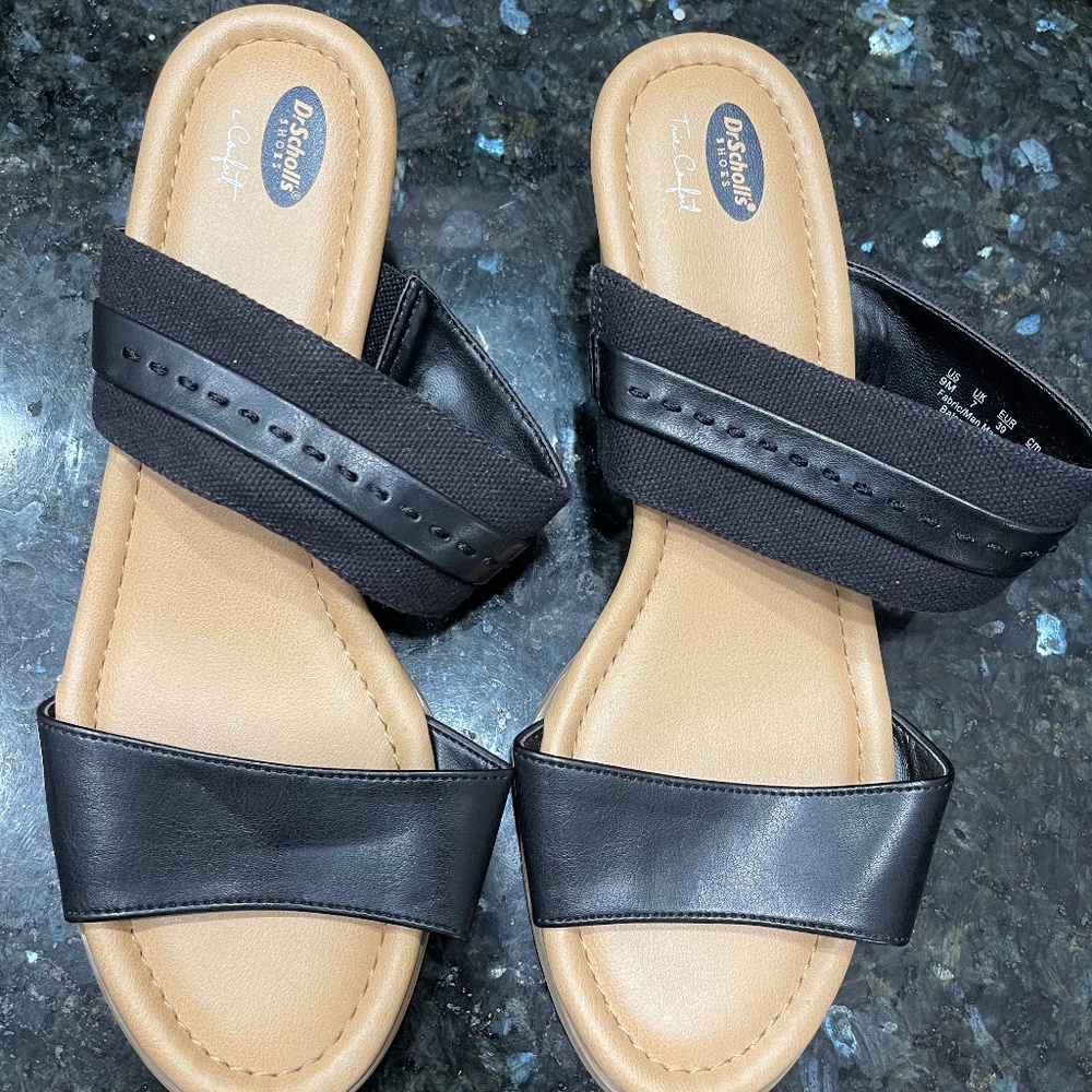 Dr schools black sandal